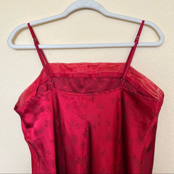 Jaclyn Smith Studio Intimates // Long Slip Dress // Ruby Red // L - Picture 5 of 8